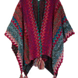 Fringed Knit Kimono