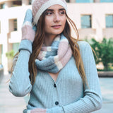 Ultra Soft Mohair Striped Mittens – Cozy Winter Essential❄️