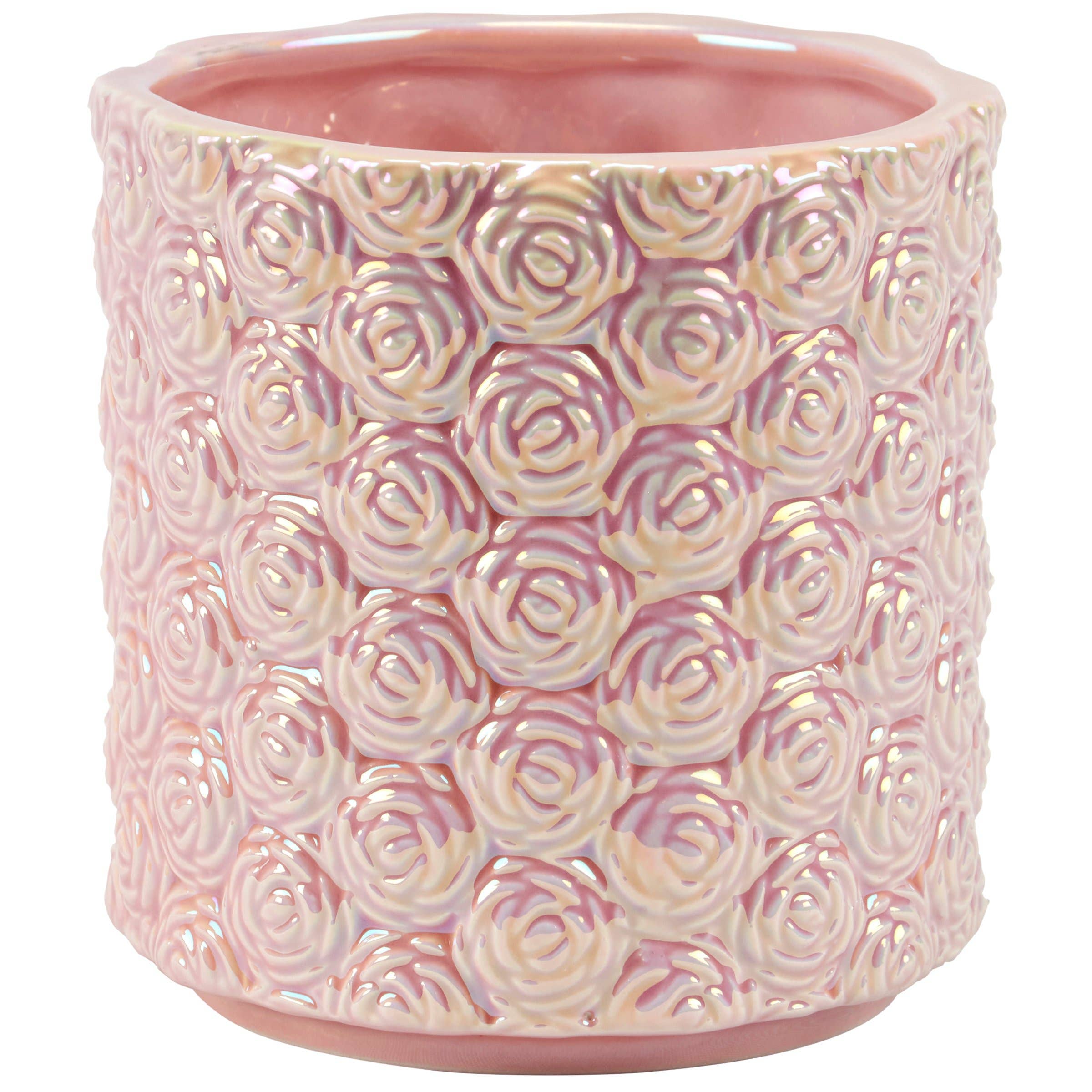 Pink Roses Vase