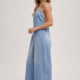 Denim Overall Jumpsuit