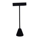 Black Velvet Earring T-Bar Display  - 6"H