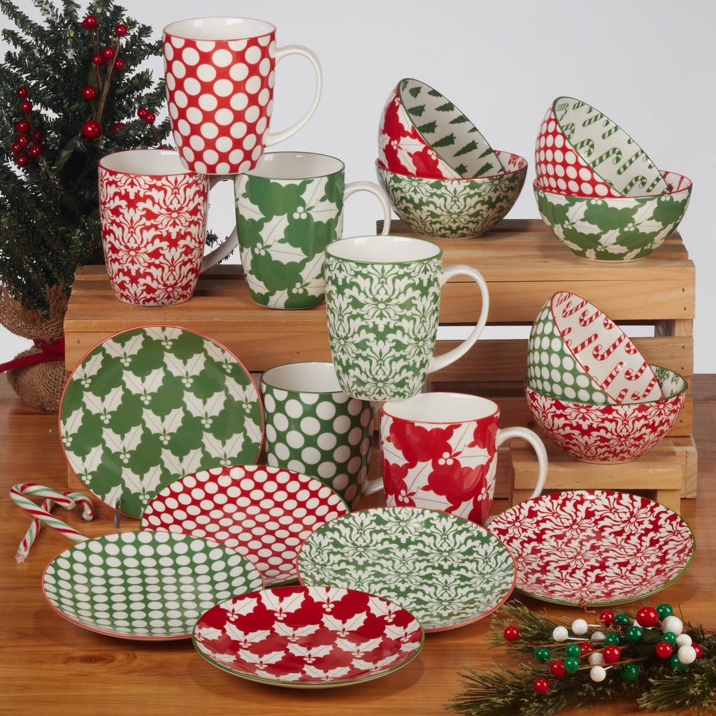 Winter Medley Christmas All Purpose Bowl