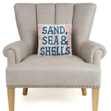 Sand Sea & Shells Hook Pillow