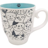 Cat House Mug - Blue