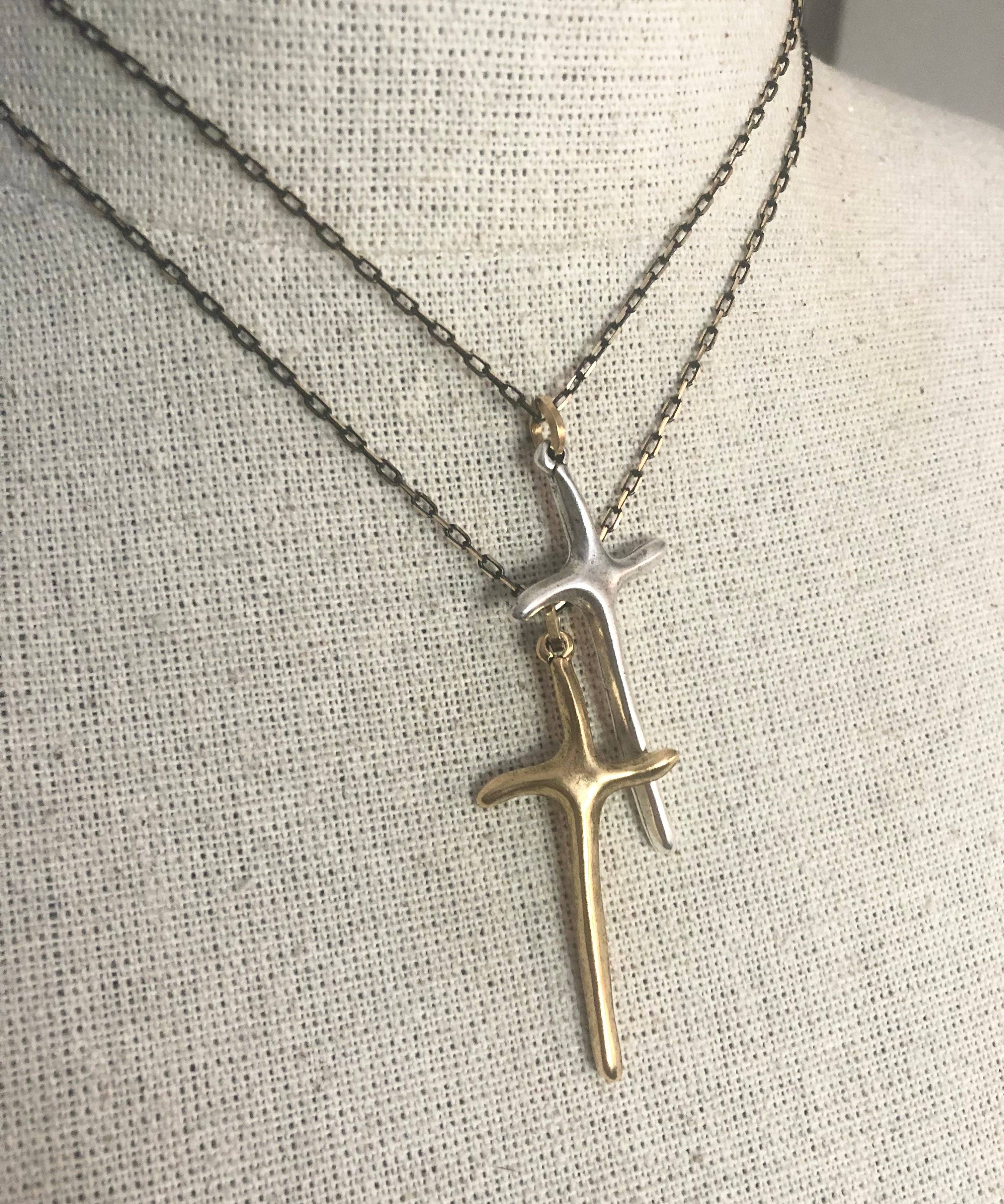 Soul Flow Cross Necklace