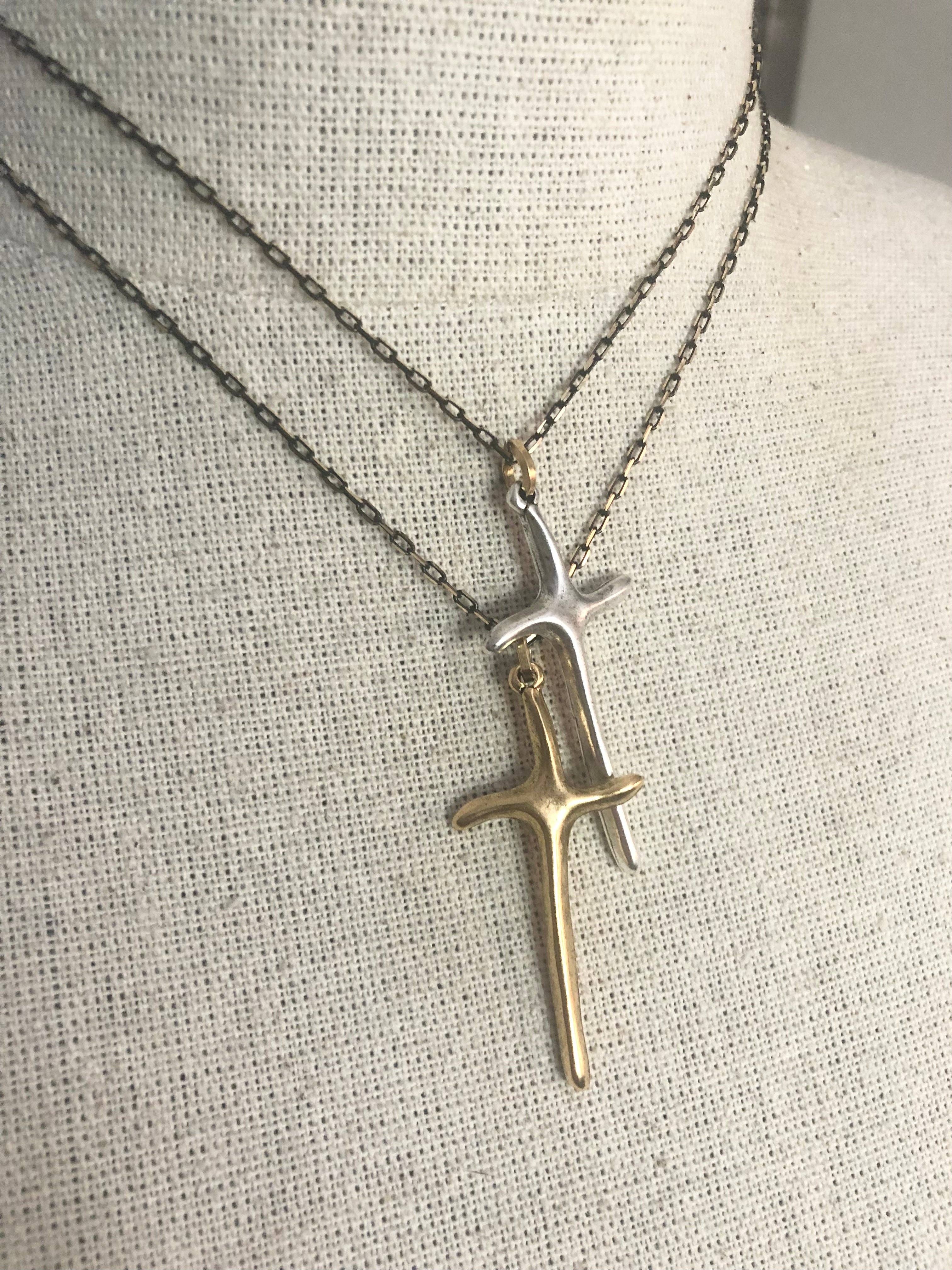 Soul Flow Cross Necklace