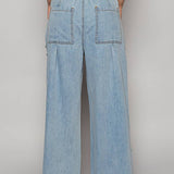 Stud Detail Twill Woven Pants