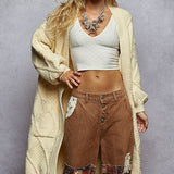 Long Sleeve Open Sweater Cardigan