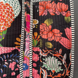 Floral Paisley Print Cotton Tote Bag