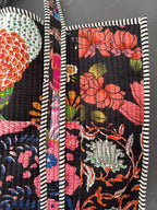 Floral Paisley Print Cotton Tote Bag