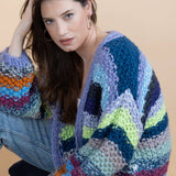 Rainbow Knitted Cardigan