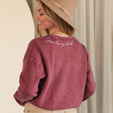 "JESUS HAS MY BACK" Graphic Sweatshirt