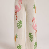 Flamingo Knit Pants