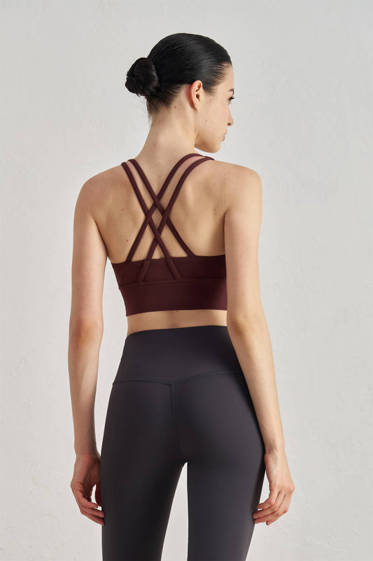Isabella Strappy Back Sports Bra