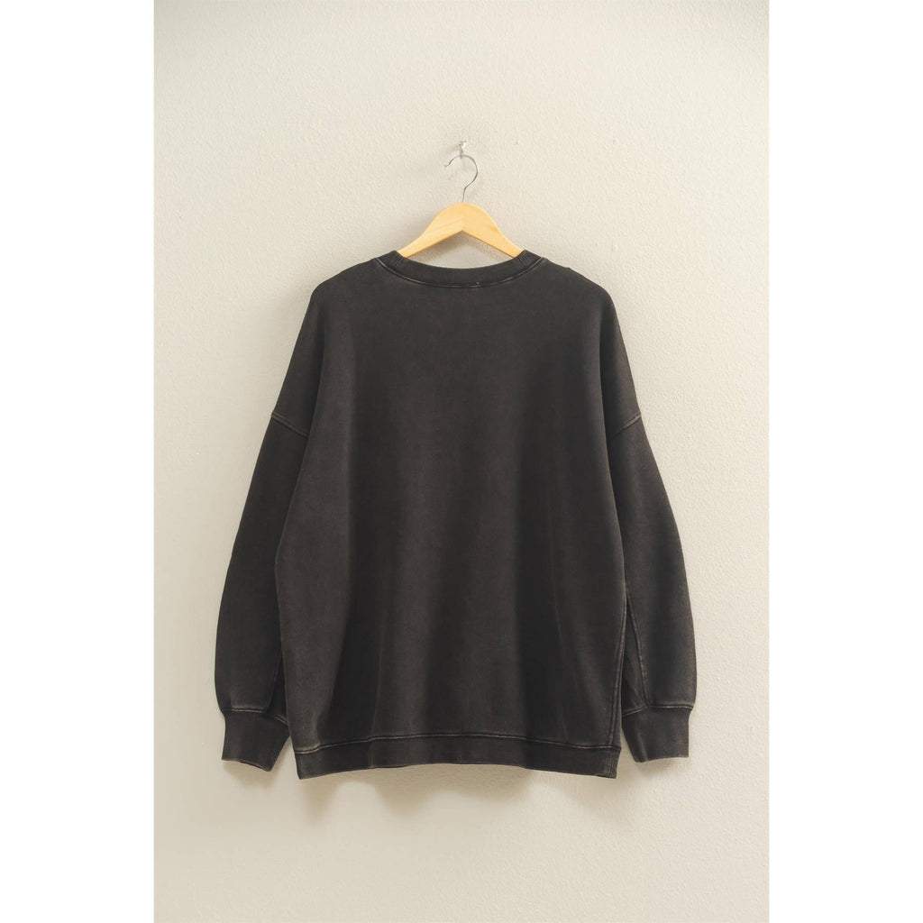 Oversized Crew Neck Sweatshirt