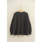 Oversized Crew Neck Sweatshirt