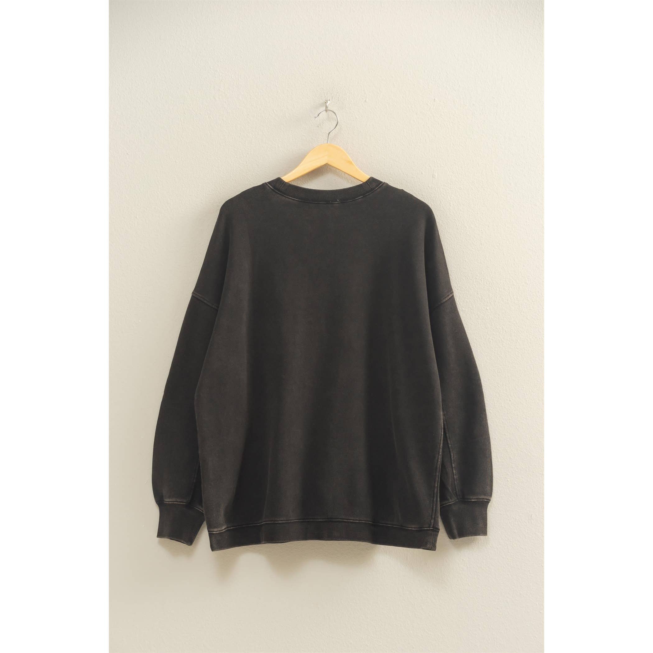 Oversized Crew Neck Sweatshirt