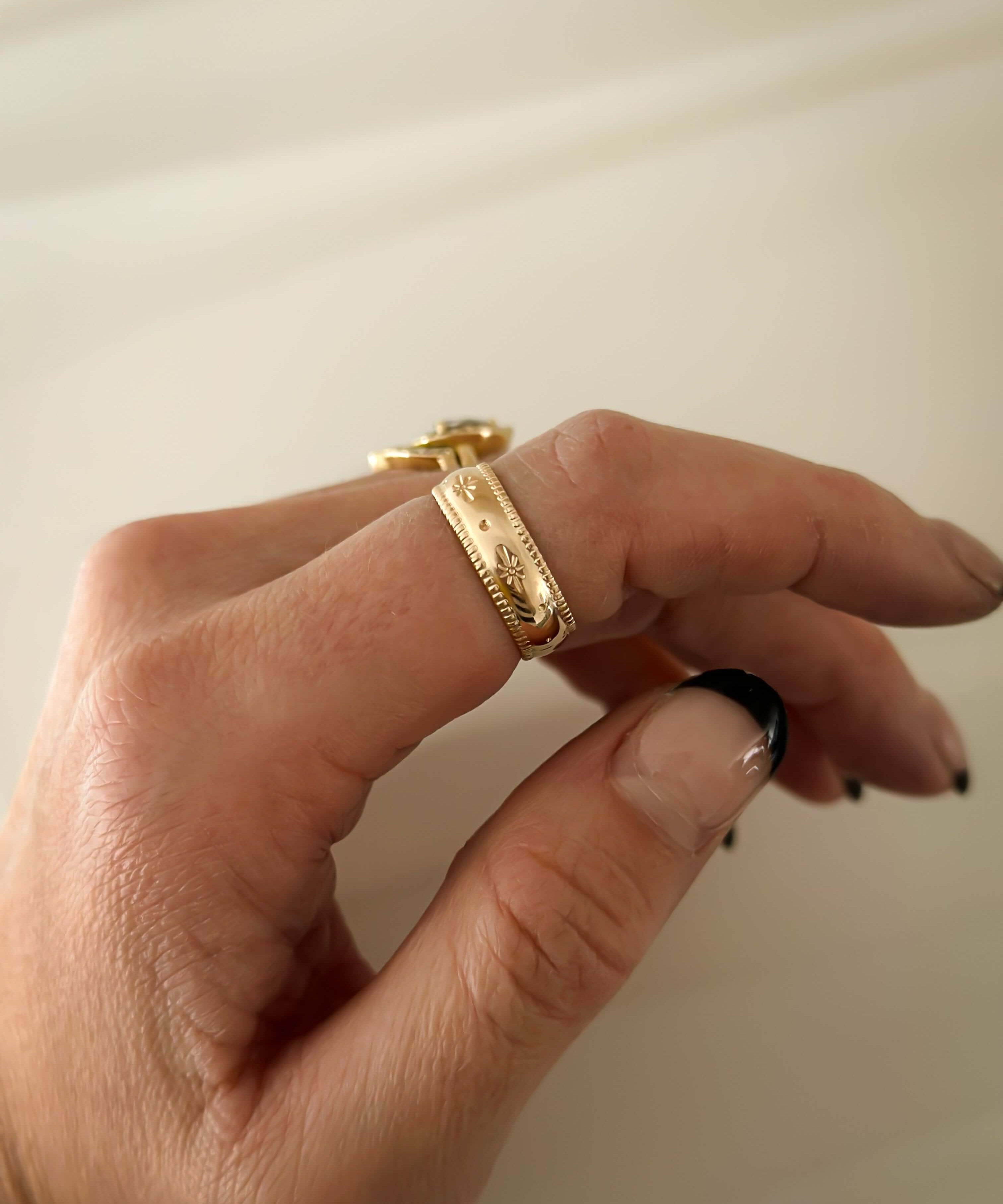 Stardust Ring Gold Filled
