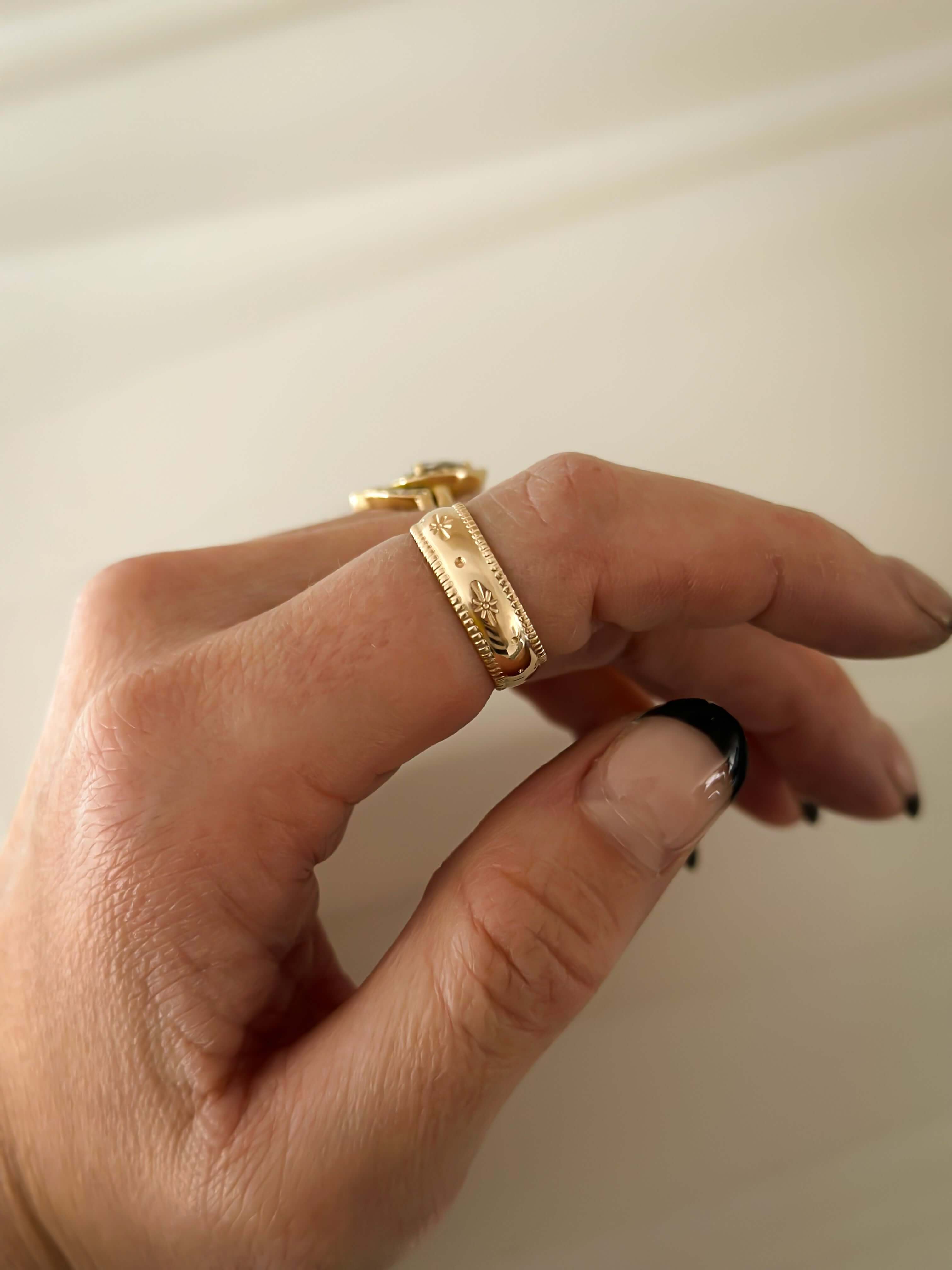 Stardust Ring Gold Filled