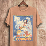 Surfing Cowgirl Graphic Top