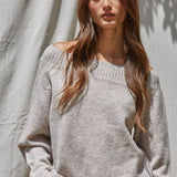 Knit Off-The-Shoulder Sweater