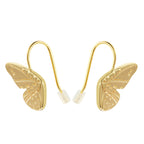 Butterfly Wings Earrings - Gold