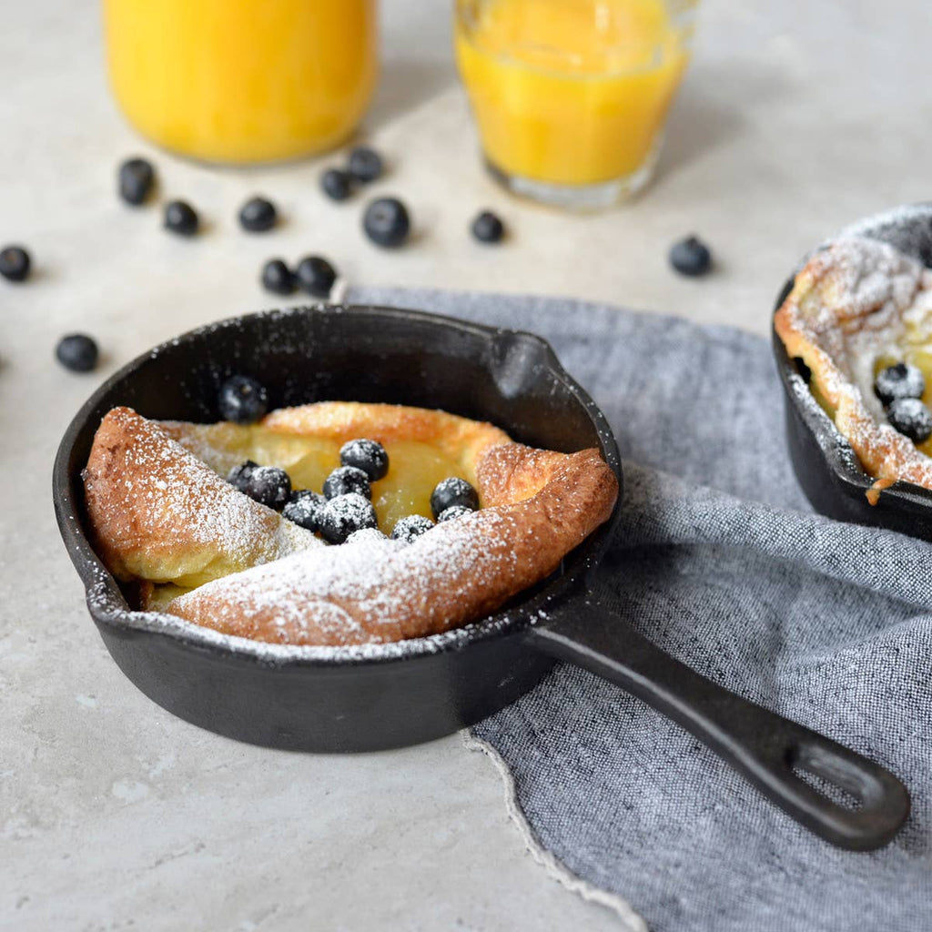 8oz Mini Round Cast Iron Skillet