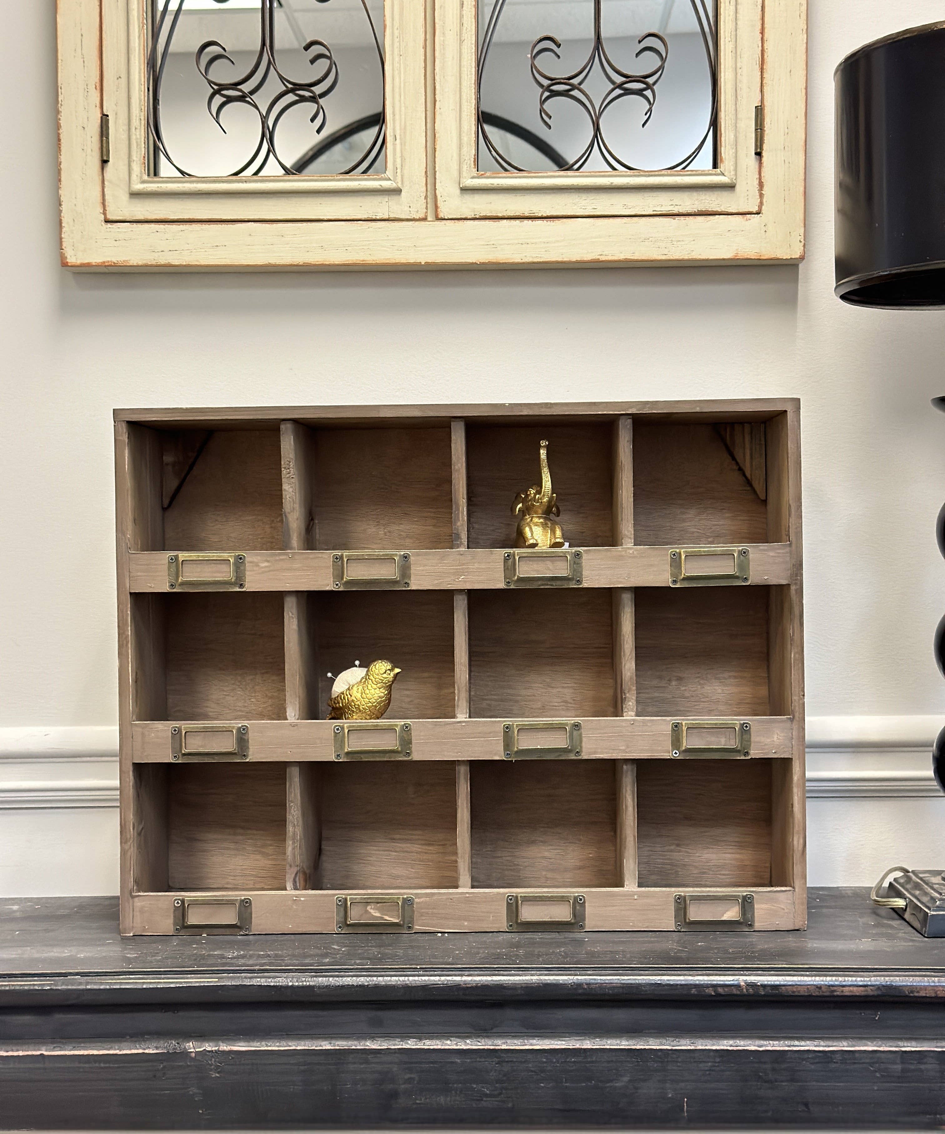 Rustic Recycled Pine Cubby Box