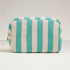 Striped Pattern Makeup Bag