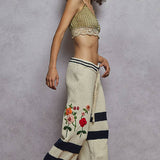 Striped & Floral Lounge Pants