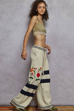 Striped & Floral Lounge Pants