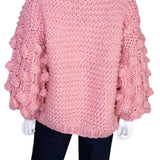 Knit Cardigan with Bauble Sleeves