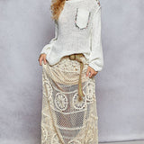 Thin Cable Knit Sweater