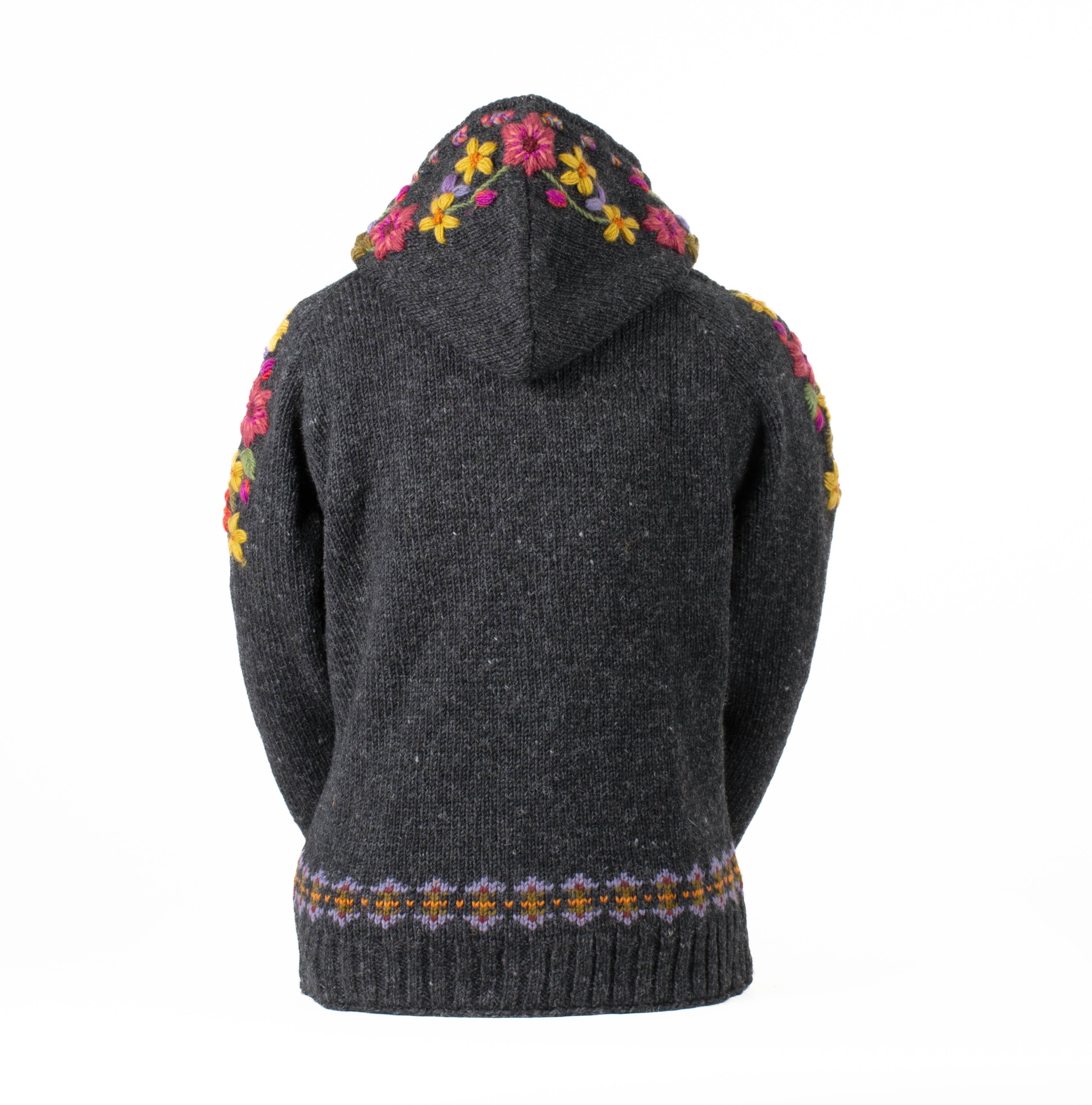 Wildflower Wool Zip Hoodie