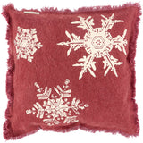 Rustic Snowflake Pillow