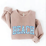 BEACH WITH PATTERN Graphic Sweatshirt