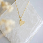 11:11 Stamped Heart Necklace