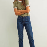 ET6334   SHORT SLEEVE RINGER TOP