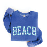 BEACH WITH PATTERN Graphic Sweatshirt