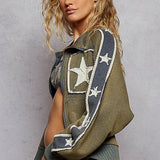 Star Patch Track Jacket
