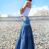 Denim Maxi Skirt