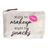 "Might be makeup. Might be snacks." Zip Pouch