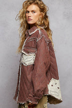 Lace Paneled Jacket