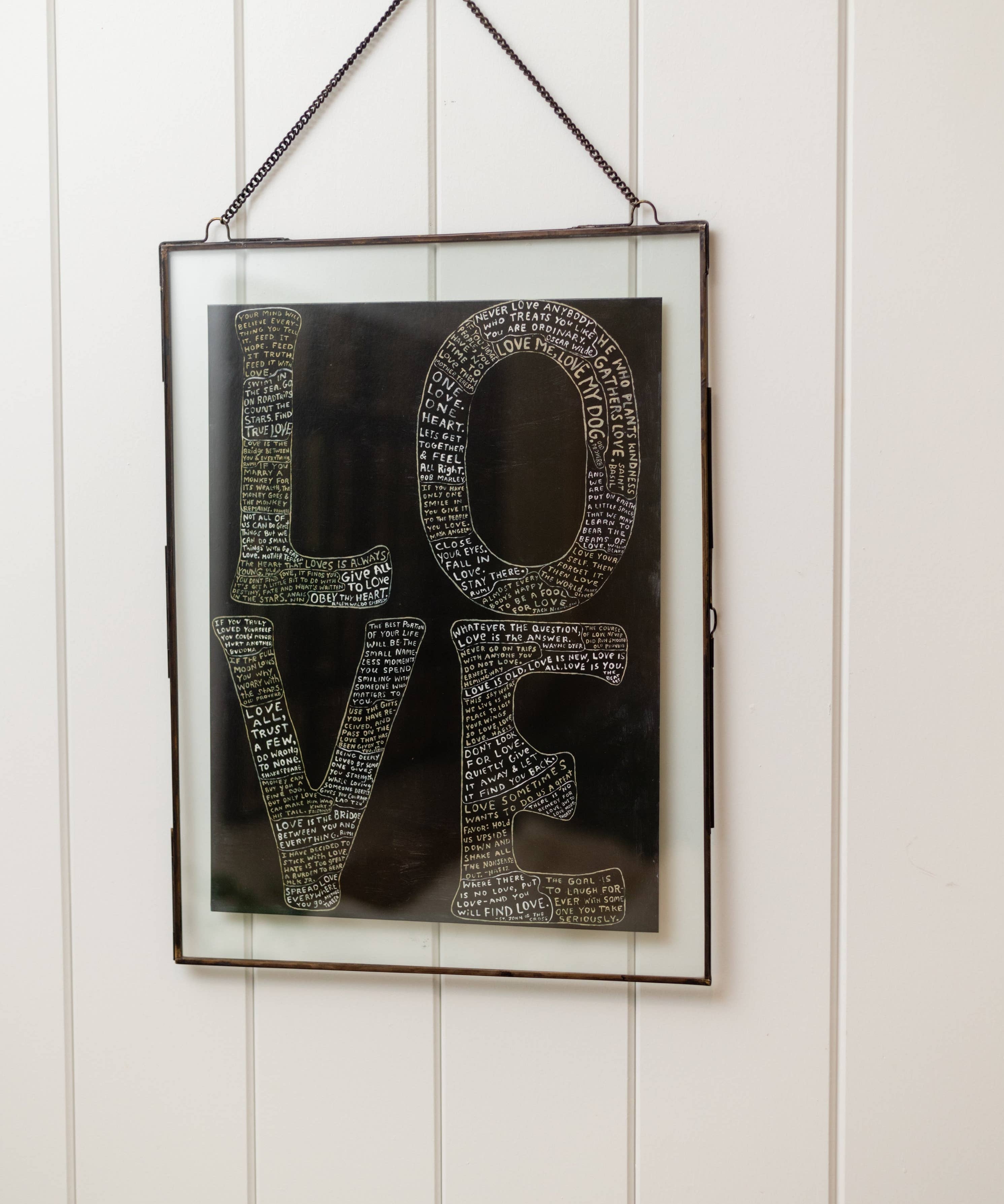 12"x16" L-O-V-E Art Poster