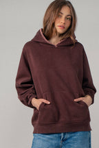Vintage-Wash Hooded Sweatshirt