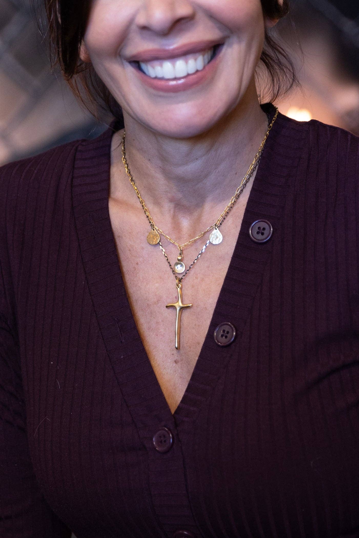 Soul Flow Cross Necklace