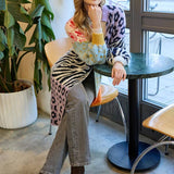 Soft Multi Patterned Cardigan