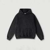 Heavyweight Washed Velvet Hooded Sweatshirt
