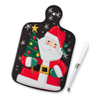 Christmas Whimsy Santa Cheese Board & Knife Set
