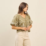 Embroidered blouse